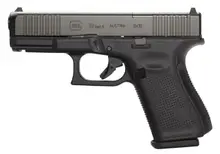 Glock 19 Gen5 MOS 9mm Semi-Automatic Pistol with 4.02" Barrel and 3x15rd Mags, Black
