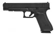 Glock 34 Gen5 MOS 9mm, 5.31" Barrel, 17-Rounds, 3 Mags, Black Steel Slide, Interchangeable Backstrap Grip