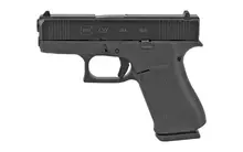 Glock 43X Gen5 Sub-Compact 9mm Pistol, 3.41" Barrel, 10 Rounds, 2 Magazines, US Made, Black - UX4350201