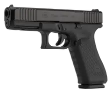 Glock 22 Gen5 MOS 40 S&W Semi-Automatic Pistol, 4.49" Marksman Barrel, 10-Round, Black, with 3 Magazines, Ambidextrous Slide Stop Lever, and Optics Ready