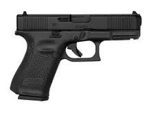 Glock 23 Gen5 Semi-Automatic Pistol, .40 S&W, 4.02" Barrel, 13-Round Magazines, Black Frame & NDLC Slide, Fixed Sights