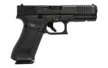 Glock G22 Gen5 40 S&W 4.49" Barrel NDLC Steel Pistol with 15+1 Rounds, Black Frame & Slide