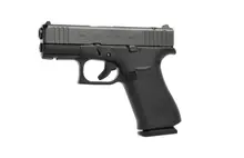 Glock 43X MOS Sub-Compact 9mm Pistol with 3.41" Barrel and 10+1 Capacity, Black - PX4350201FRMOS