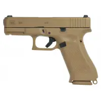 Glock G19X Compact Crossover 9mm Luger, 4.02" Marksman Barrel, 15+1, Bronze Nitron Frame & Coyote NPVD Slide, Modular Backstrap, Ambidextrous Slide Stop, Safe Action Trigger