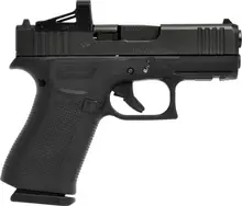 Glock 43X MOS TALO Edition 9MM 3.41" Barrel Semi-Automatic Pistol with Shield RMSC Optic, 10 Rounds, Black