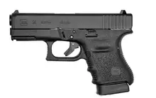 Glock 36 Gen 3 Sub-Compact .45 ACP 3.78" Barrel 6+1 Rounds, Black Polymer Frame with Finger Grooved Grip, Safe Action Trigger - UI3650201FGR