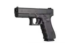 Glock 17 Gen 3 9mm Luger 4.49in Night Sight Pistol - 10+1 Rounds, Black Nitride, Austria Made