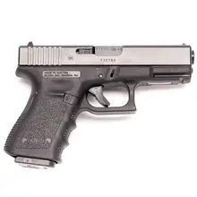 Glock 19 Gen 3 Compact 9mm Luger Pistol, 4.02" Barrel, 10+1 Rounds, Fixed Sights, Black Polymer Grip, CA Compliant