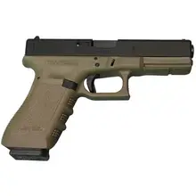 Glock 22G3 OD Compact Pistol, 40 S&W, 4.49" Barrel, 10 Rounds, Olive Drab/Black, Fixed Sights - PI2257201