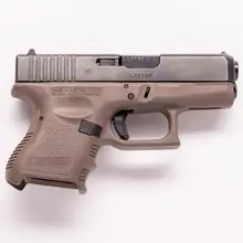 Glock 26 Gen 3 Subcompact 9mm Luger Pistol, 3.43" Barrel, 10+1 Rounds, OD Green/Black, 2 Magazines, Austria Made