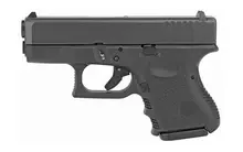 Glock G27 Gen 3 Subcompact Handgun .40 S&W 9+1, 3.43" Barrel, Black, Refurbished