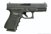 Glock 19 Gen3 9mm Luger FS 15-Shot Black with 4.02" Barrel and Fixed Sights