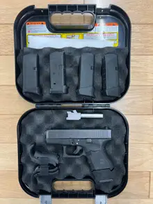 Glock 27 Gen 4 Sub-Compact 40 S&W 9+1 Round with Black Steel Slide and Interchangeable Backstrap Grip