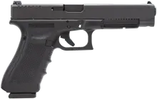 Glock 34 Gen4 9mm Luger 5.31in Black Pistol - 10+1 Rounds - Interchangeable Backstrap Grip - Adjustable Sights