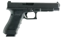 Glock G34 Gen 4 9MM Luger 5.31in Black Pistol with Adjustable Sights and Interchangeable Backstrap Grip - 17+1 Rounds
