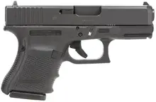 Glock 29 Gen4 Sub-Compact 10mm Auto Pistol with 3.78" Barrel, Black Frame & Steel Slide, 10+1 Rounds, Fixed Sights, Safe Action Trigger, and Interchangeable Backstrap Grip - PG2950201