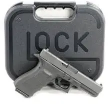 Glock 20 Gen 4 Semi-Automatic Pistol, 10mm, 4.6" Barrel, 15-Round, Black Finish, PG2050203