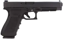 Glock G41 Gen 4 Competition Pistol, .45 ACP, 5.31" Barrel, 10+1 Rounds, Black Frame & Slide, Interchangeable Backstrap Grip, Fixed Sights