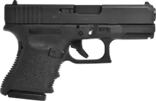Glock 30SF Gen 3 Subcompact Handgun, .45 ACP, 3.78" Barrel, Black, 10-Round Magazines, Safe Action Trigger, Finger Grooved Rough Texture Grip