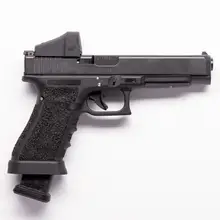 Glock 34 Gen4 MOS Competition Handgun, 9mm Luger, 5.31" Barrel, 17 Round Magazine, Black, Interchangeable Backstrap Grip, Adjustable Sights, US Made