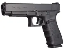 Glock G41 Gen 4 .45 ACP 5.31" Barrel, 13-Round, Interchangeable Backstrap Grip, Adjustable Sights, Black, US Made (UG4130103)