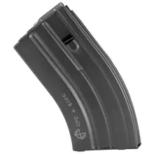 DuraMag AR-15 6.8 SPC 20-Round Stainless Steel Replacement Magazine, Matte Black Finish - 2068041207CPD