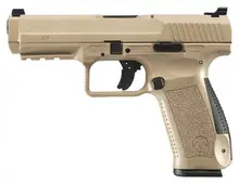 Century Arms Canik TP9SF 9mm Luger 4.46in Tan Pistol - 18+1 Rounds HG4071D-N