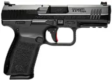 Canik TP9SF Elite 9mm Semi-Auto Pistol, 4.19" Match Grade Barrel, 15 Rounds, Black Polymer Frame, Fiber Optic Front Sight