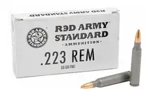 RED ARMY STANDARD 223 REM 55 GRAIN FMJ SEALED TIN AMMUNITION 500 ROUNDS AM3268