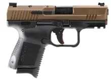 CANIK TP9 Elite SC 9MM 3.5" Bronze Semi-Automatic Pistol with 15-Round Capacity and Optic Ready