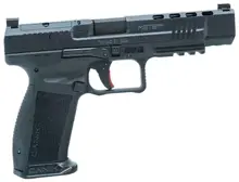 Canik Mete SFX 9mm Semi-Automatic Pistol, 5.2" Barrel, Optics Ready, Black, with 18/20 Round Capacity - HG6594-N
