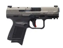 Canik TP9 Elite SC Sub-Compact 9mm Luger 3.6" Barrel 12+1 Rounds with Black Tungsten Gray Cerakote Steel Slide and Interchangeable Backstrap Grip