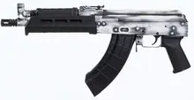 Century Arms VSKA Draco 7.62x39mm Distressed White, 6.25" Threaded Barrel, 30-Round, Magpul Furniture, HG7673-N