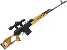Century Arms PSL54 7.62X54R Rifle with 24.5" Barrel and Optic Scope