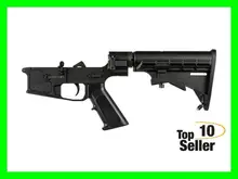 Alex Pro Firearms AR15 Complete Billet Lower with Fold M4 Buttstock