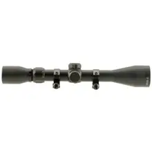 TRUGLO TRUSHOT 3-9X40MM Rifle Scope with Duplex Reticle and Weaver Style Rings - Black Matte TG853940B