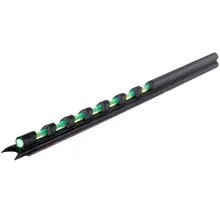 TRUGLO GLO-DOT UNIVERSAL PRO SERIES SHOTGUN SIGHT GREEN FIBER MATTE BLACK FINISH
