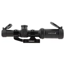 TRUGLO Omnia Tactical Riflescope 1-4x24mm, 30mm Tube, Illuminated APTR Reticle, Matte Black Finish