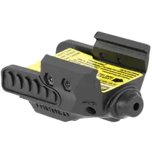 TRUGLO Sight-Line Green Laser Sight for Handgun Rails, Fits Picatinny, Weaver, Glock Pistol - 520 nm Wavelength, CR1/3N Battery, Black