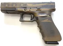 Glock G34 Gen3 9mm 5.31" 17rd Cerakote Practical/Tactical Burnt Bronze Flag