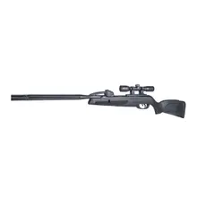 Gamo Swarm Whisper .22 Caliber Break Open Gas Piston Air Rifle with 10-Round Capacity, All-Weather Stock and 4x32mm Scope