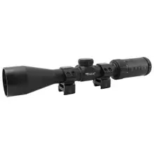 BSA Optics Optix 3-9x40mm BDC-8 1-Piece Riflescope with .25 MOA Adjustments, Matte Black