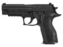 SIG Sauer P226 Elite 9mm 4.4" DA/SA Full Size Pistol with SIGLITE Night Sights, Black Nitron Finish, E2 Grip, SRT Trigger, and Two 10-Round Magazines