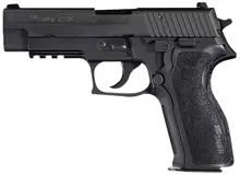 SIG Sauer P226 Elite 9mm 4.4" Barrel Black Pistol with Night Sights, 15+1 Rounds, E2 Grip, and 2 Steel Mags (E26R-9-BSE)