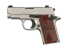 Sig Sauer P238 Pistol .380 ACP 2.7in 6rd Stainless with Rosewood Grips and Night Sights
