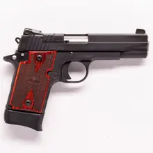 SIG Sauer P938-22 Micro-Compact Target 22 LR 4.1" Black Hardcoat Anodized Rosewood Grip Pistol - 10+1 Rounds