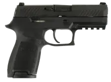 SIG Sauer P320 Nitron Compact 9mm, 3.9" Barrel, 10-Round, Black with Contrast Sights