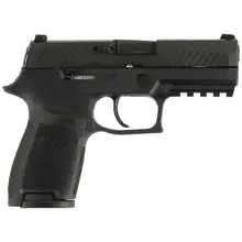 SIG SAUER P320 40 S&W 3.9IN BLACK CONTRAST SIGHT COMPACT PISTOL - 10+1 ROUNDS - COMPACT
