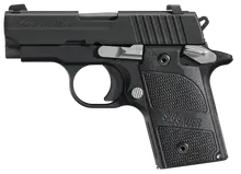 Sig Sauer P238 Nightmare Micro-Compact .380 ACP 2.7" Black Nitron Pistol with G10 Grip - 6+1 Rounds