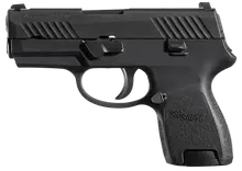 Sig Sauer P320 Sub-Compact 9mm 3.6in 12rd Black Pistol with Contrast Sights